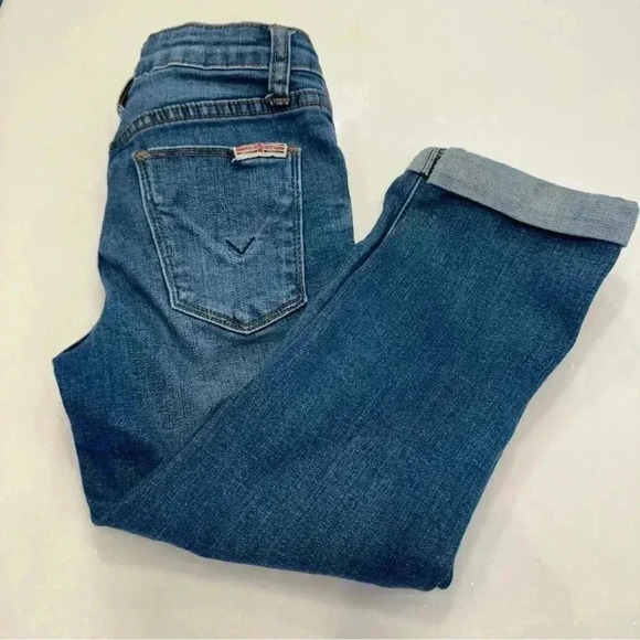 Hudson jeans kids size 7 unisex. Straight leg cuffed hem perfect condition - Picture 9 of 9